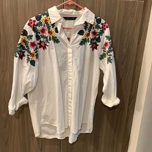 Over sized Zara button up